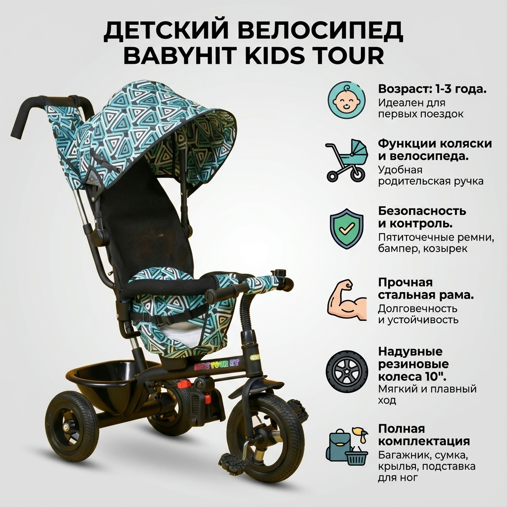 Детский велосипед Babyhit Kids Tour для оптовой закупки — изображение 2