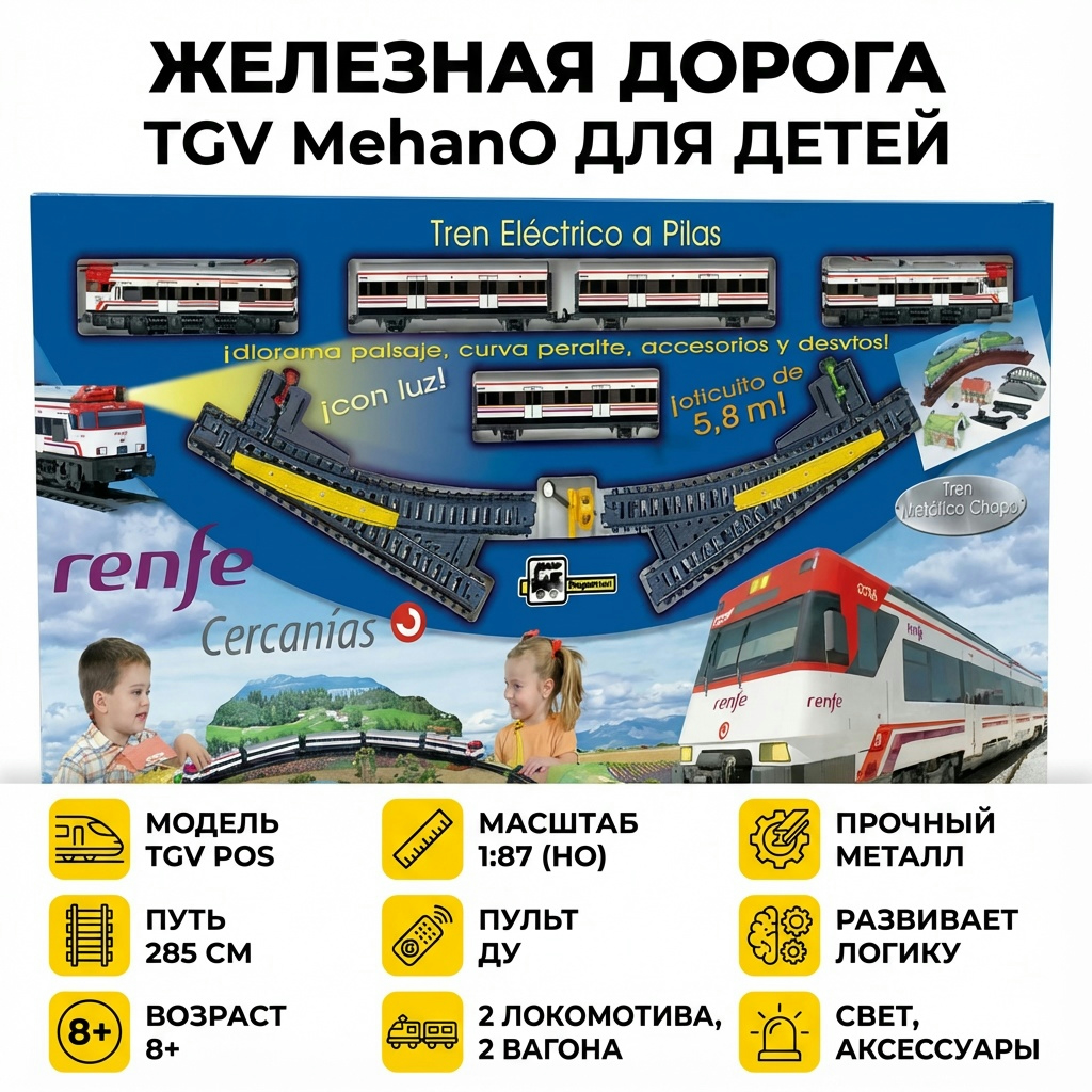 Железная дорога TGV MehanO для детей — изображение 3