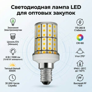 Светодиодная лампа LED оптом