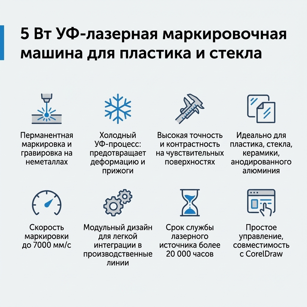УФ лазерный маркиратор 5W для пластика и стекла — изображение 9