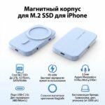 Magnetic M.2 SSD Enclosure for iPhone